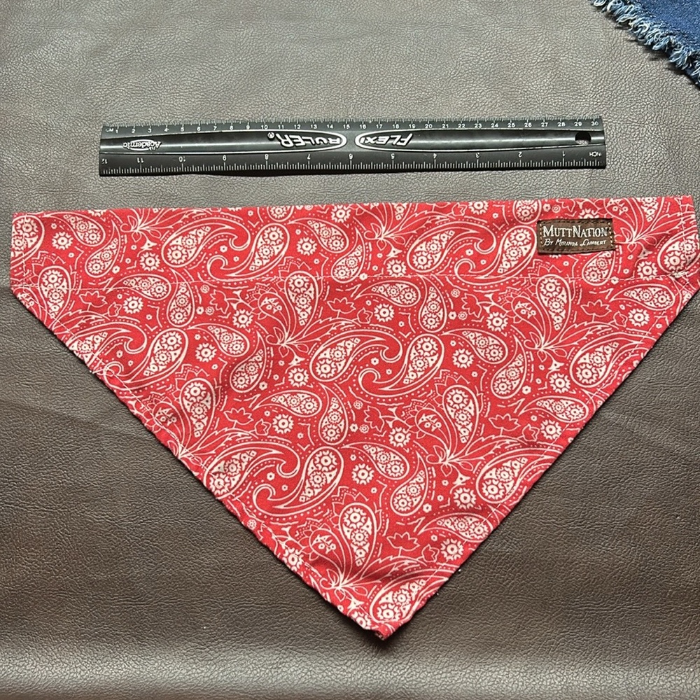 Dog collar bandana worn once, clean great condition